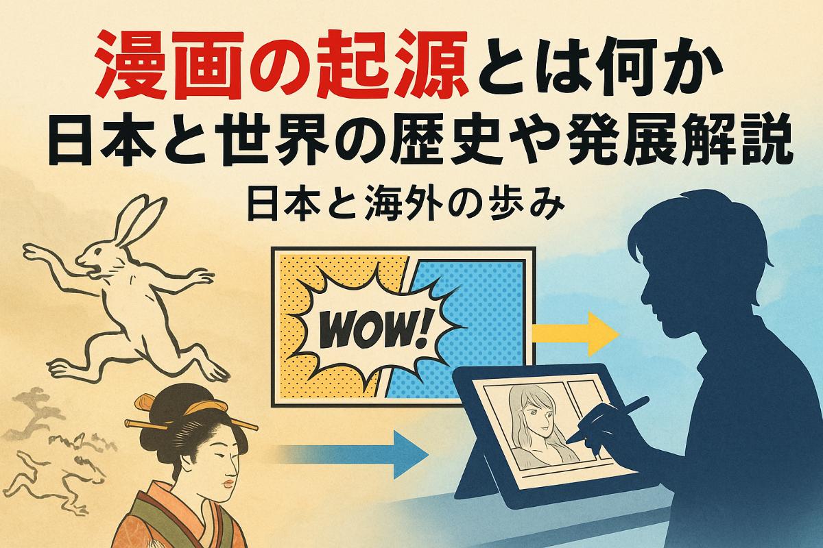 漫画の起源とは何か日本と世界の歴史や発展を徹底解説