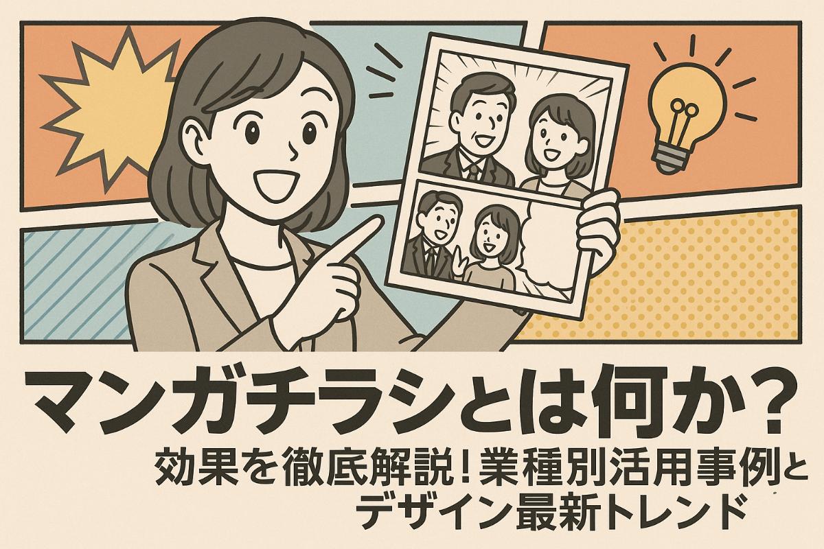 マンガチラシとは何かと効果を徹底解説|業種別活用事例と制作料金・デザイン最新トレンド