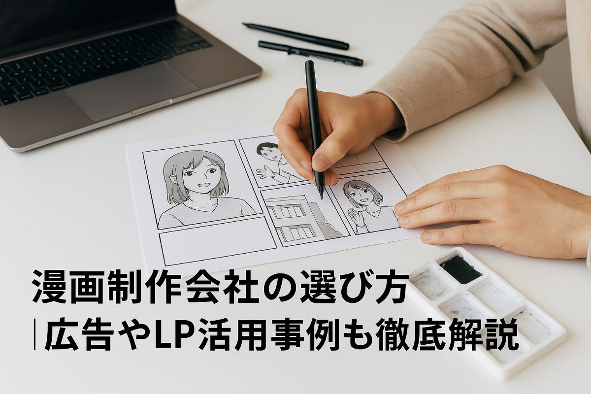 漫画制作会社の選び方｜広告やLP活用事例も徹底解説