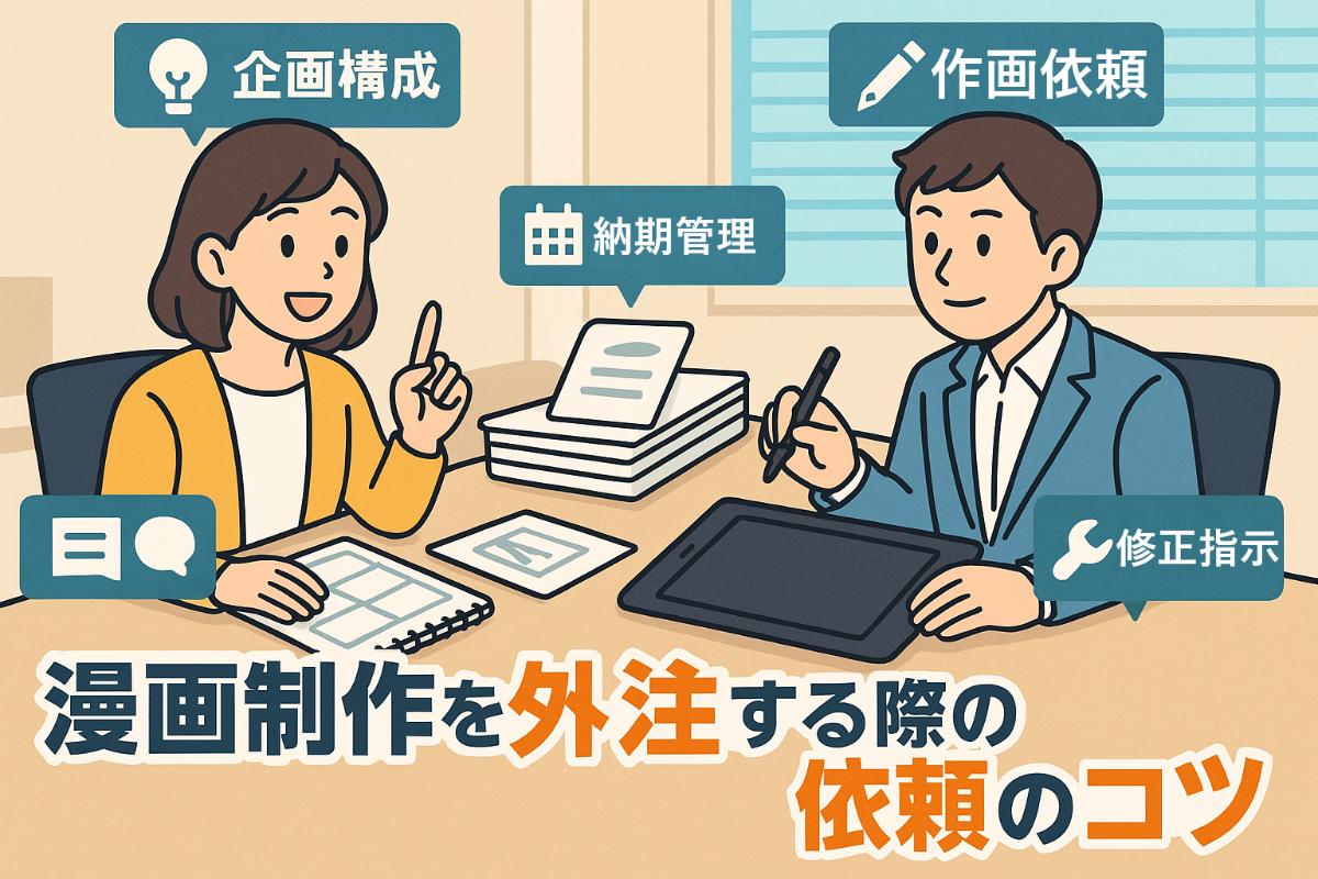 漫画制作を外注する際の依頼のコツ徹底解説！おすすめ会社や費用比較で失敗しない選び方