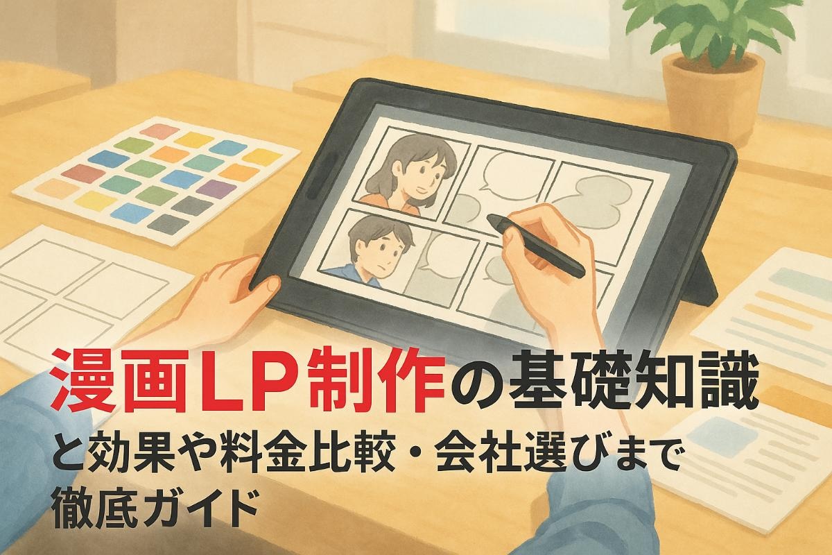 漫画LP制作の基礎知識と効果や料金比較・会社選びまで徹底ガイド