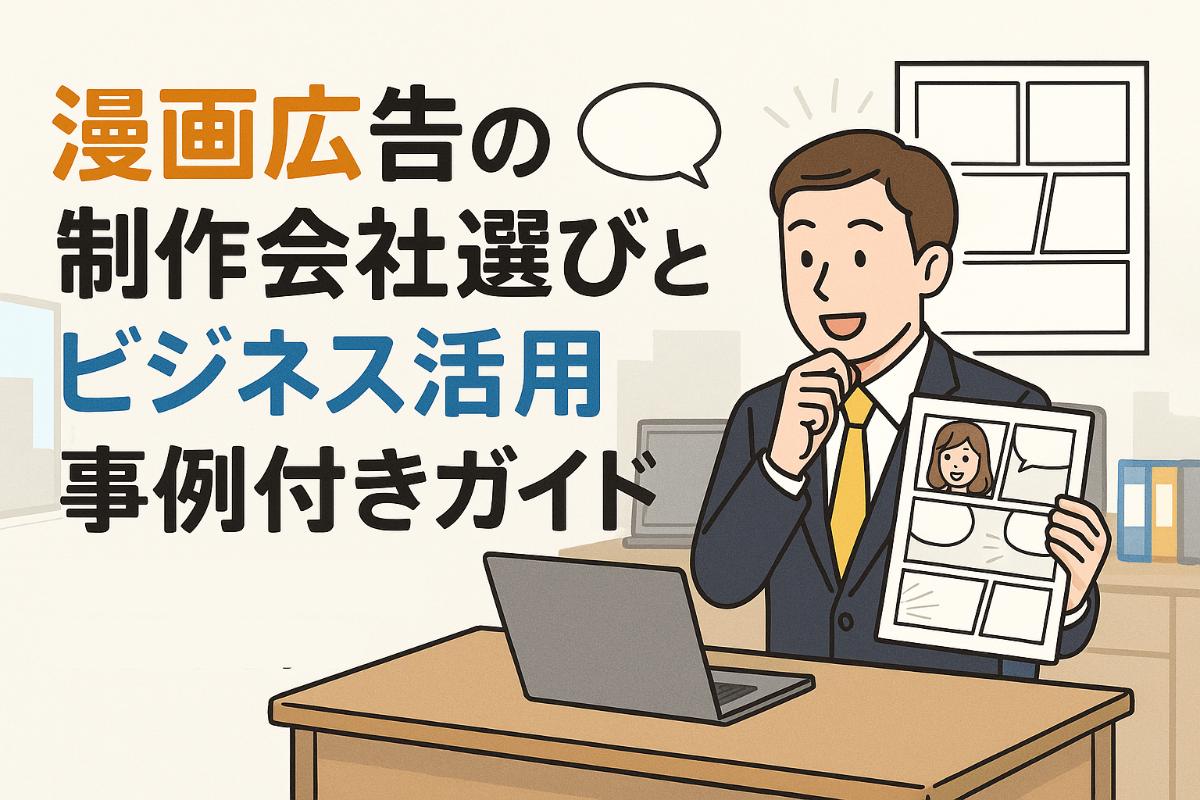 漫画広告の制作会社選びとビジネス活用事例付きガイド