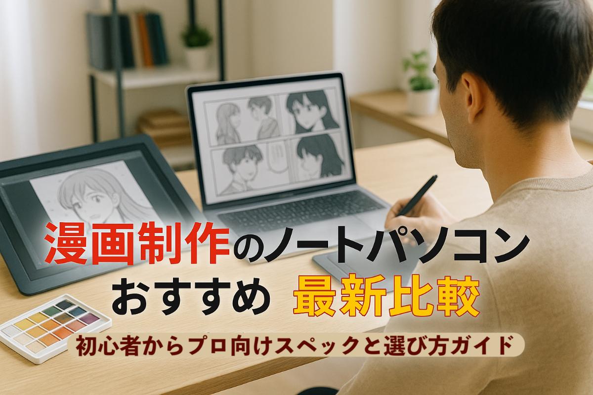 漫画制作のノートパソコンおすすめ最新比較と初心者からプロ向けスペックと選び方ガイド