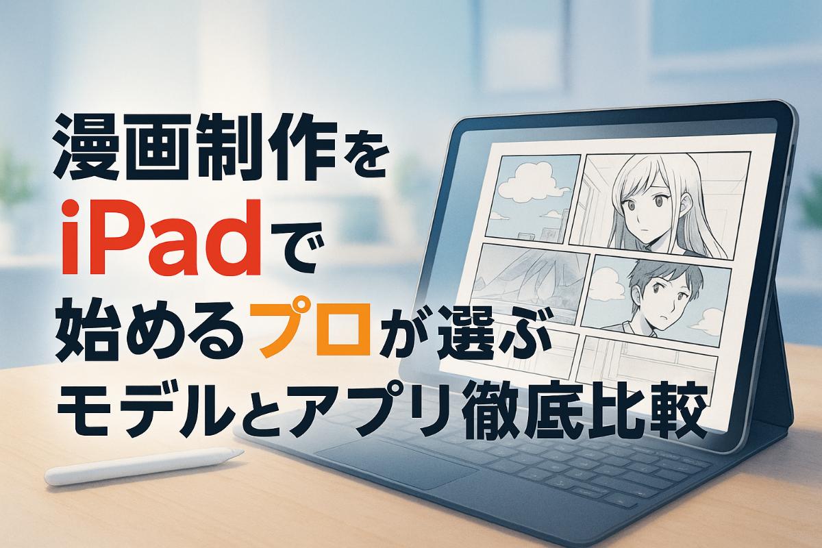 漫画制作をiPadで始めるプロが選ぶモデルとアプリ徹底比較ガイド