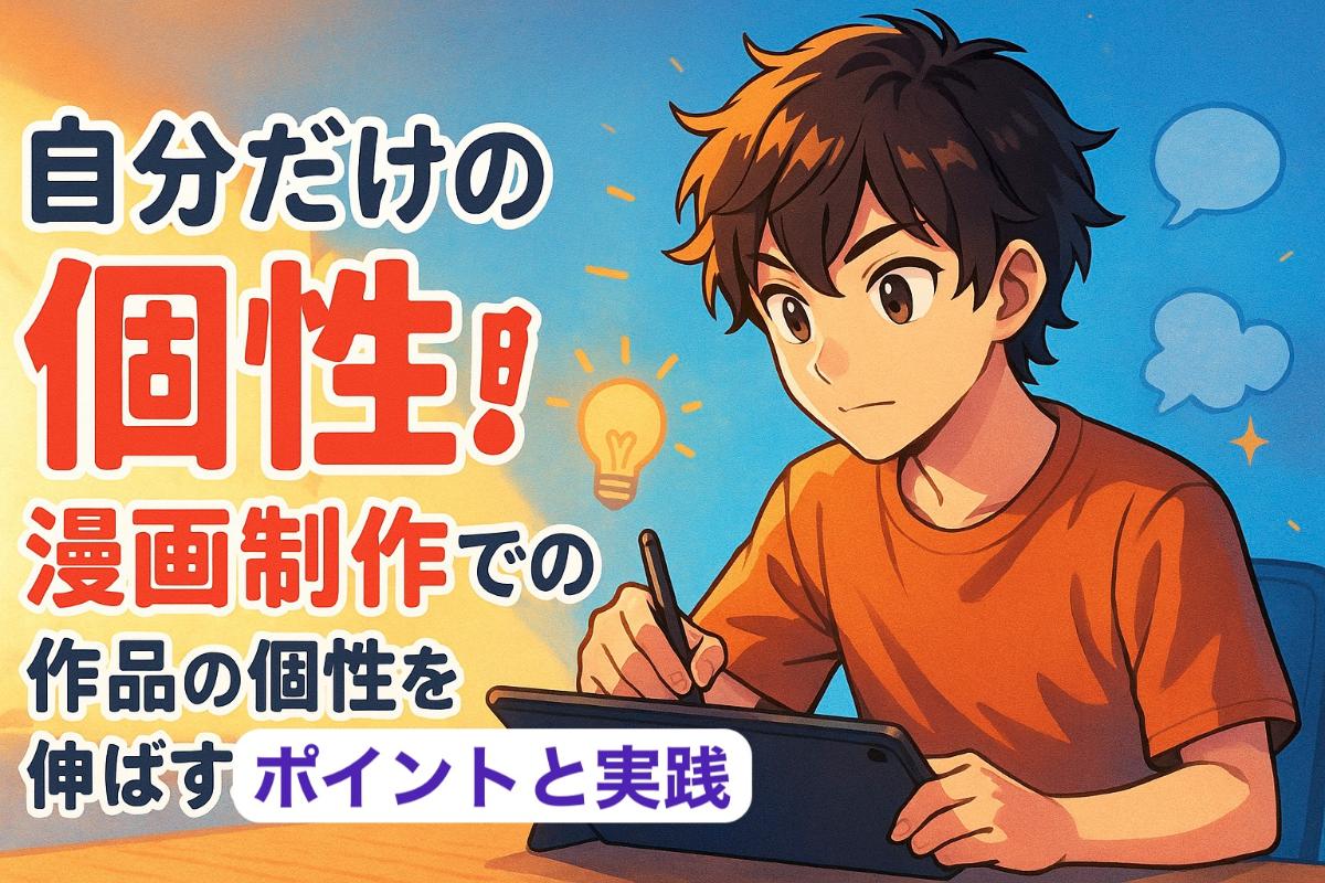 自分だけの個性!漫画制作での作品の個性を伸ばすポイントと実践