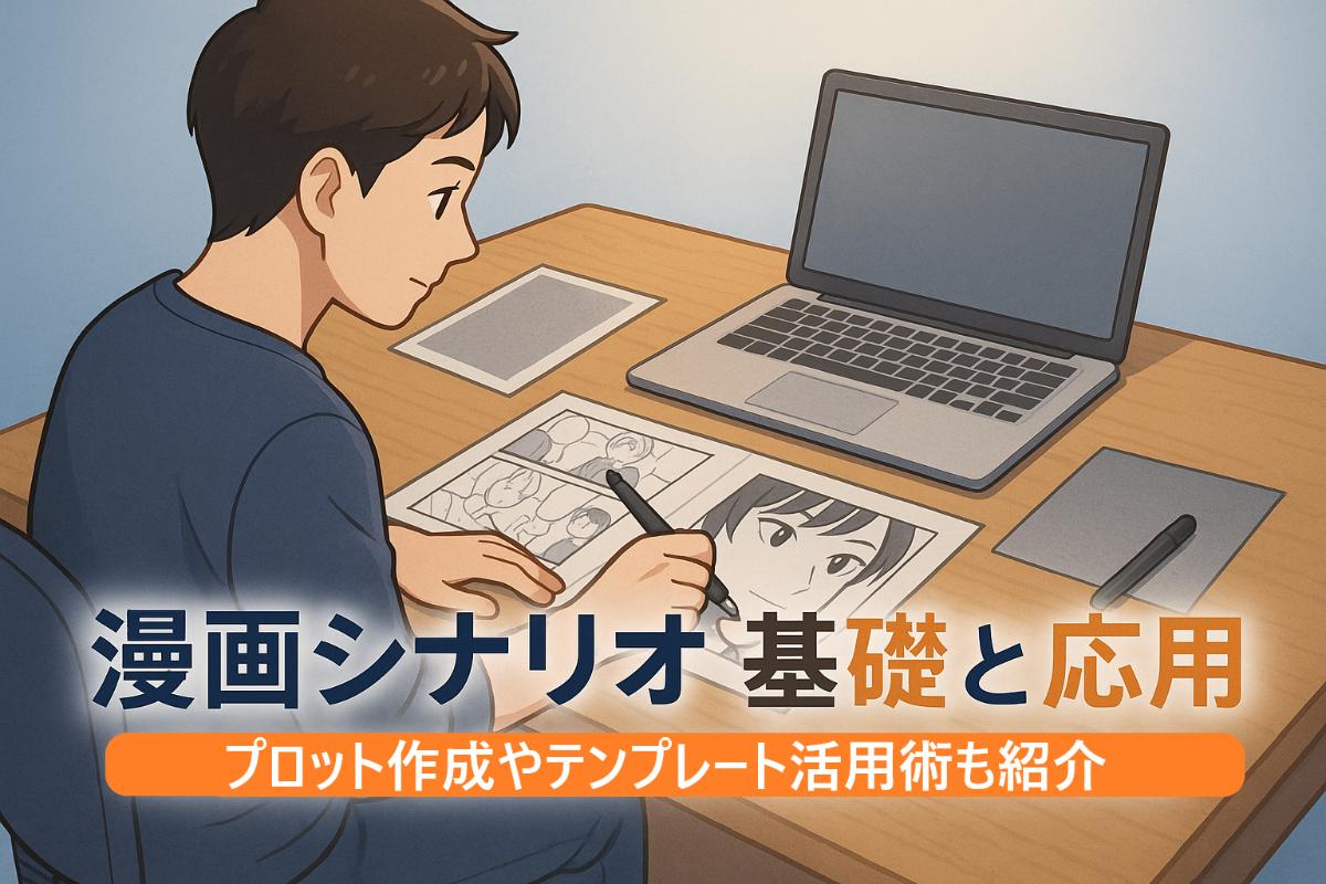 漫画制作のシナリオ基礎から応用まで徹底解説！プロット作成やテンプレート活用術も紹介