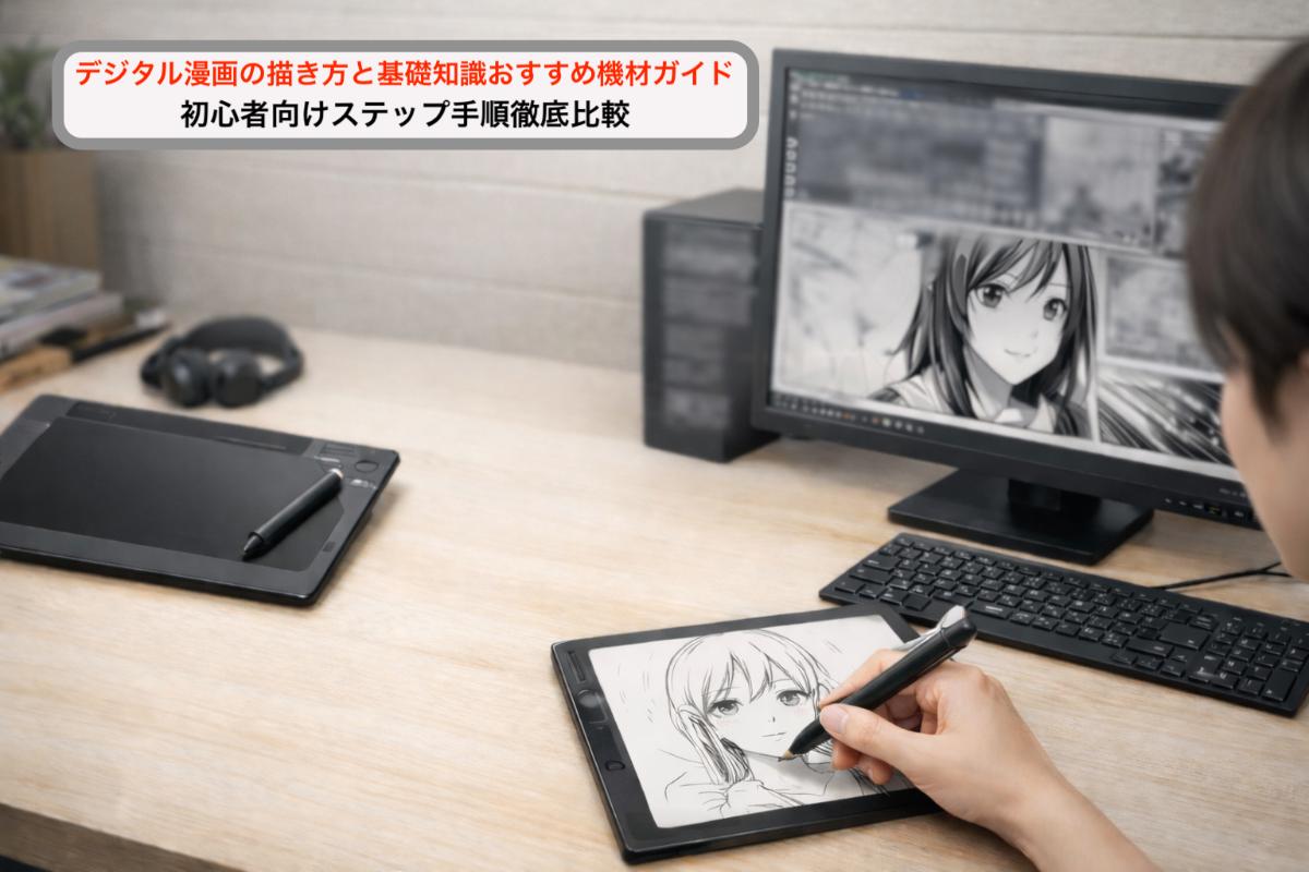 デジタル漫画の描き方と基礎知識おすすめ機材ガイド|初心者向けステップ手順徹底比較