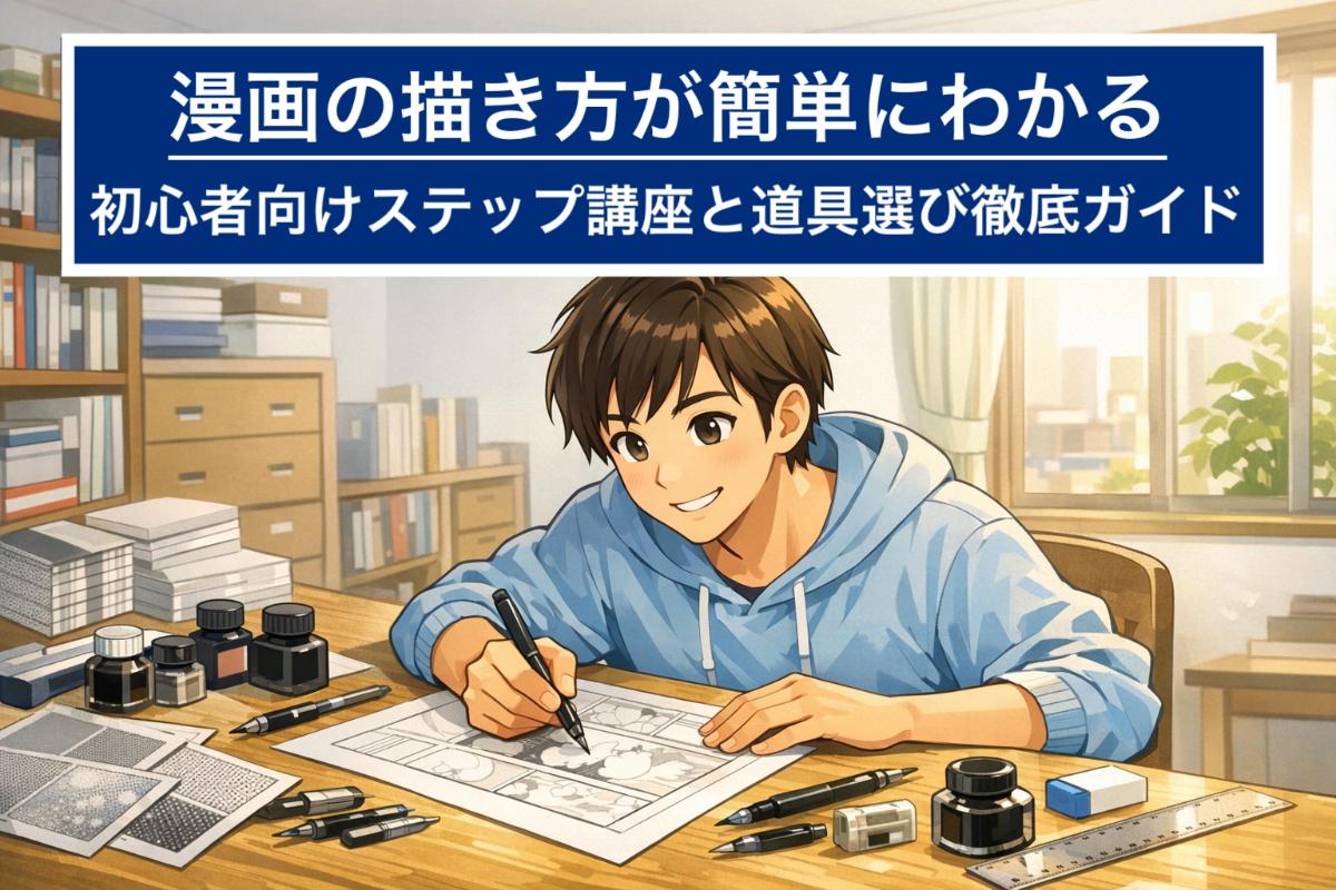 漫画の描き方が簡単にわかる初心者向けステップ講座と道具選び徹底ガイド