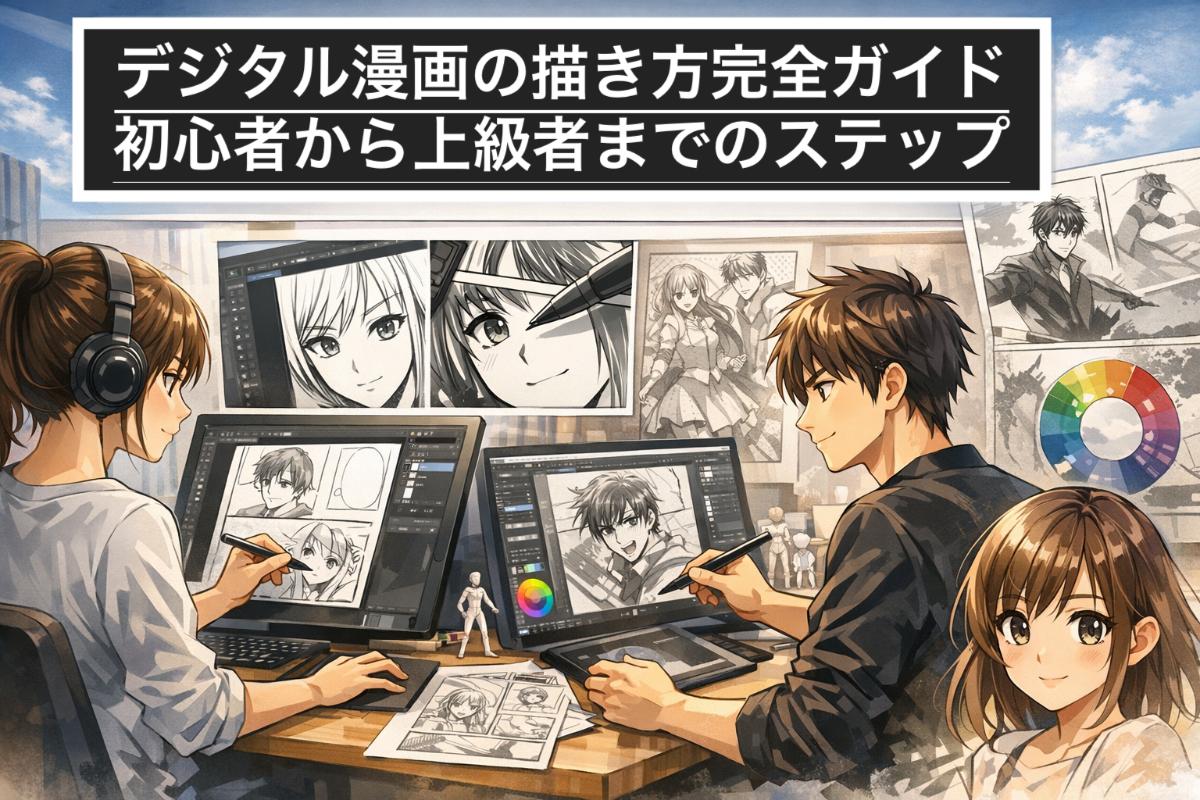 デジタル漫画の描き方完全ガイド｜初心者から上級者までのステップ