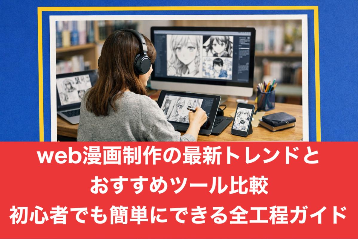 web漫画制作の最新トレンドとおすすめツール比較｜初心者でも簡単にできる全工程ガイド