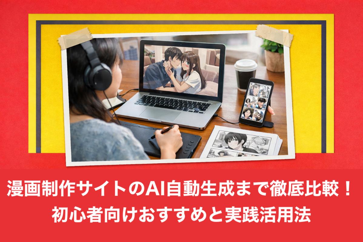 漫画制作サイトのAI自動生成まで徹底比較！初心者向けおすすめと実践活用法