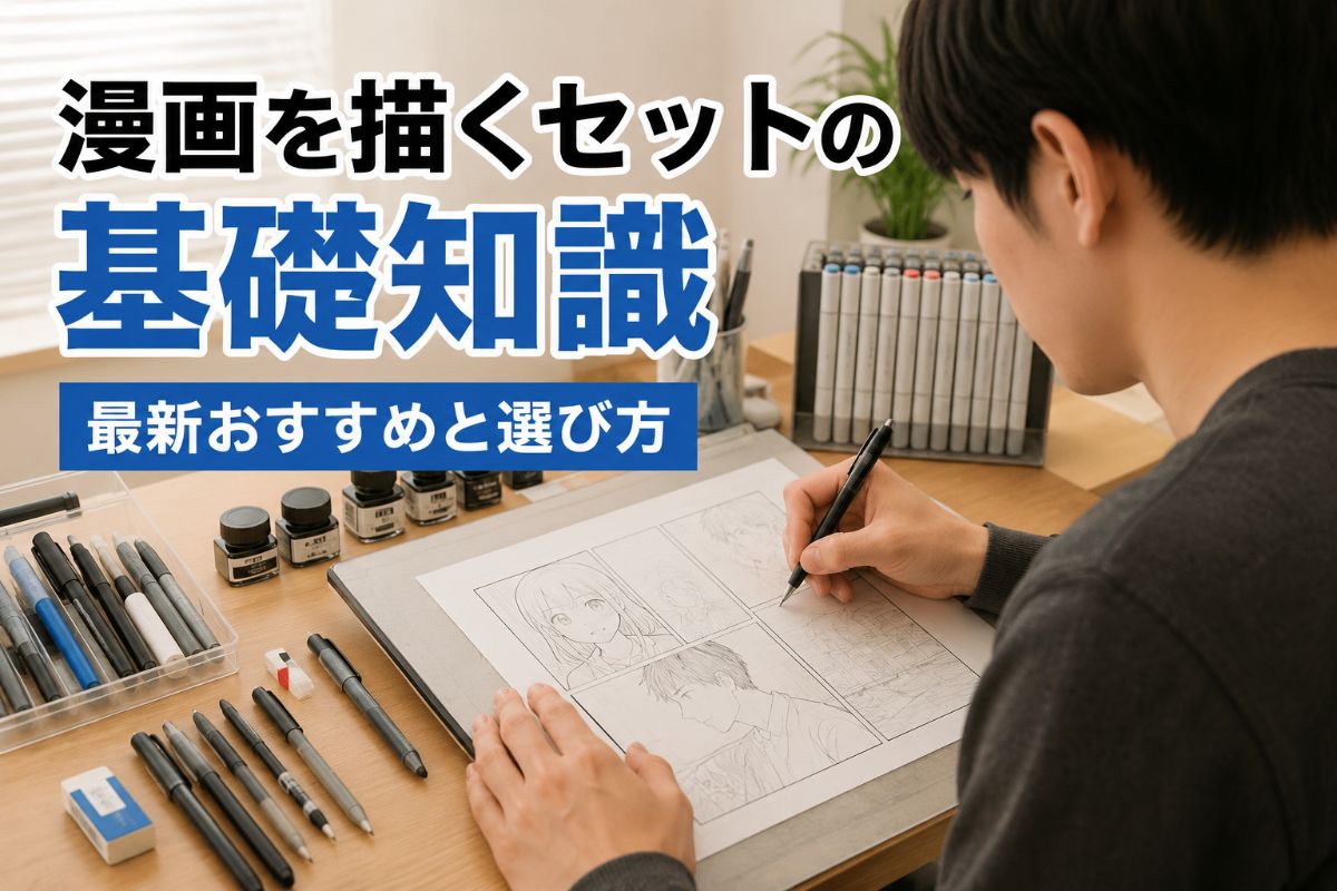 漫画を描くセットの基礎知識｜最新おすすめと選び方