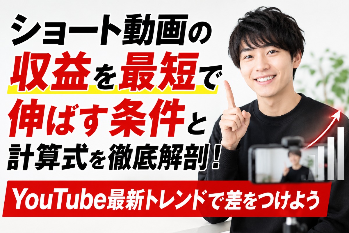 ショート動画の収益を最短で伸ばす条件と計算式を徹底解剖！YouTube最新トレンドで差をつけよう