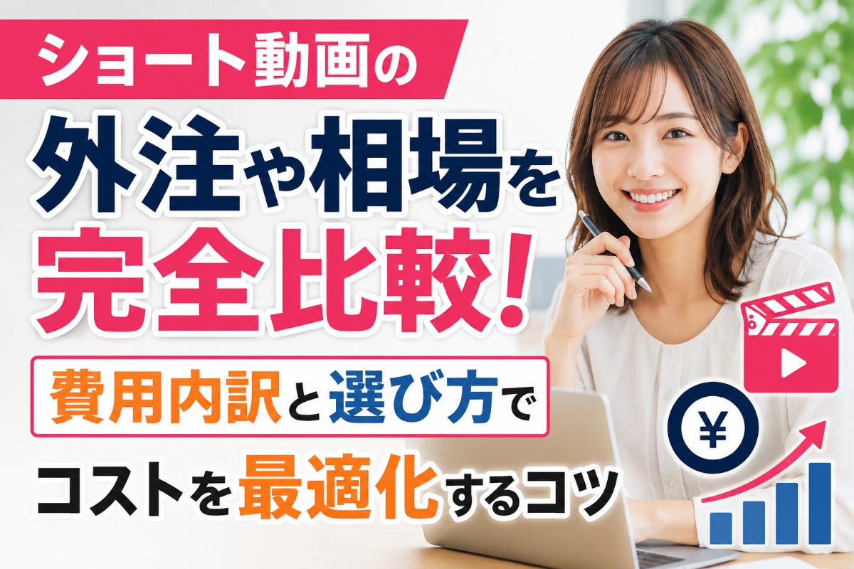 ショート動画の外注や相場を完全比較！費用内訳と選び方でコストを最適化するコツ
