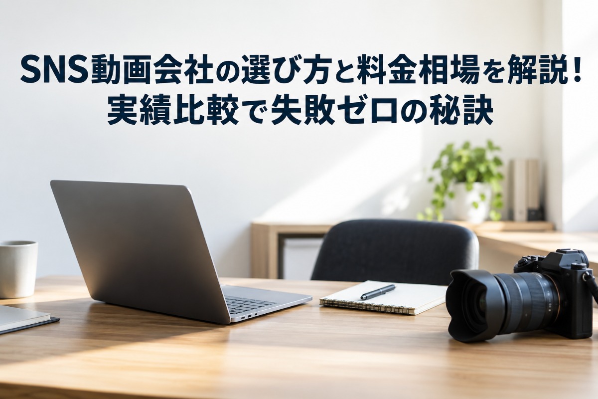 sns動画会社の選び方と料金相場を解説！実績比較で失敗ゼロの秘訣