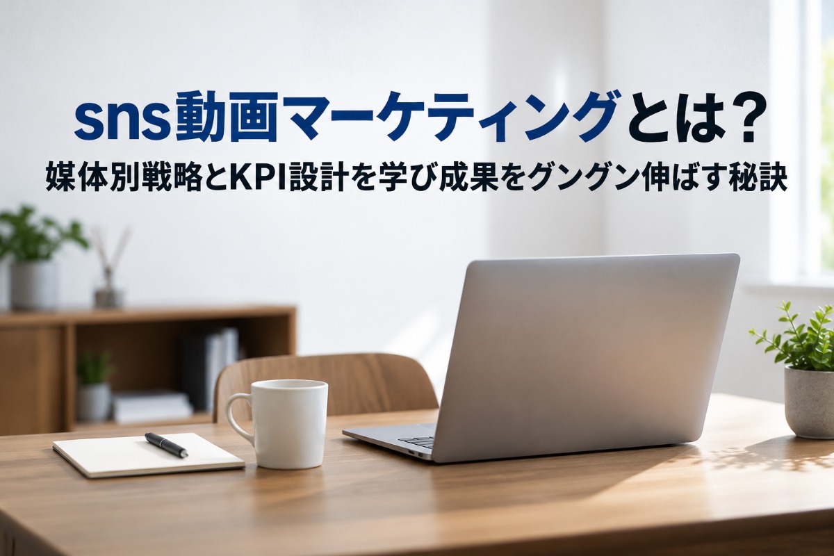 sns動画マーケティングとは？媒体別戦略とKPI設計を学び成果をグングン伸ばす秘訣